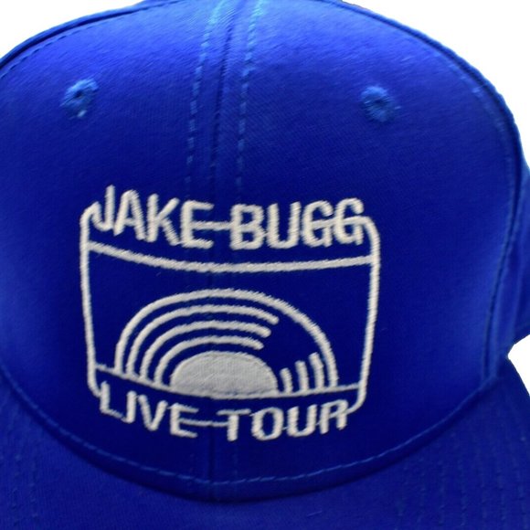 Jake Bugg Youth Boys Jake Bugg Live Tour Blue Snapback Hat Cap New - Picture 3 of 6